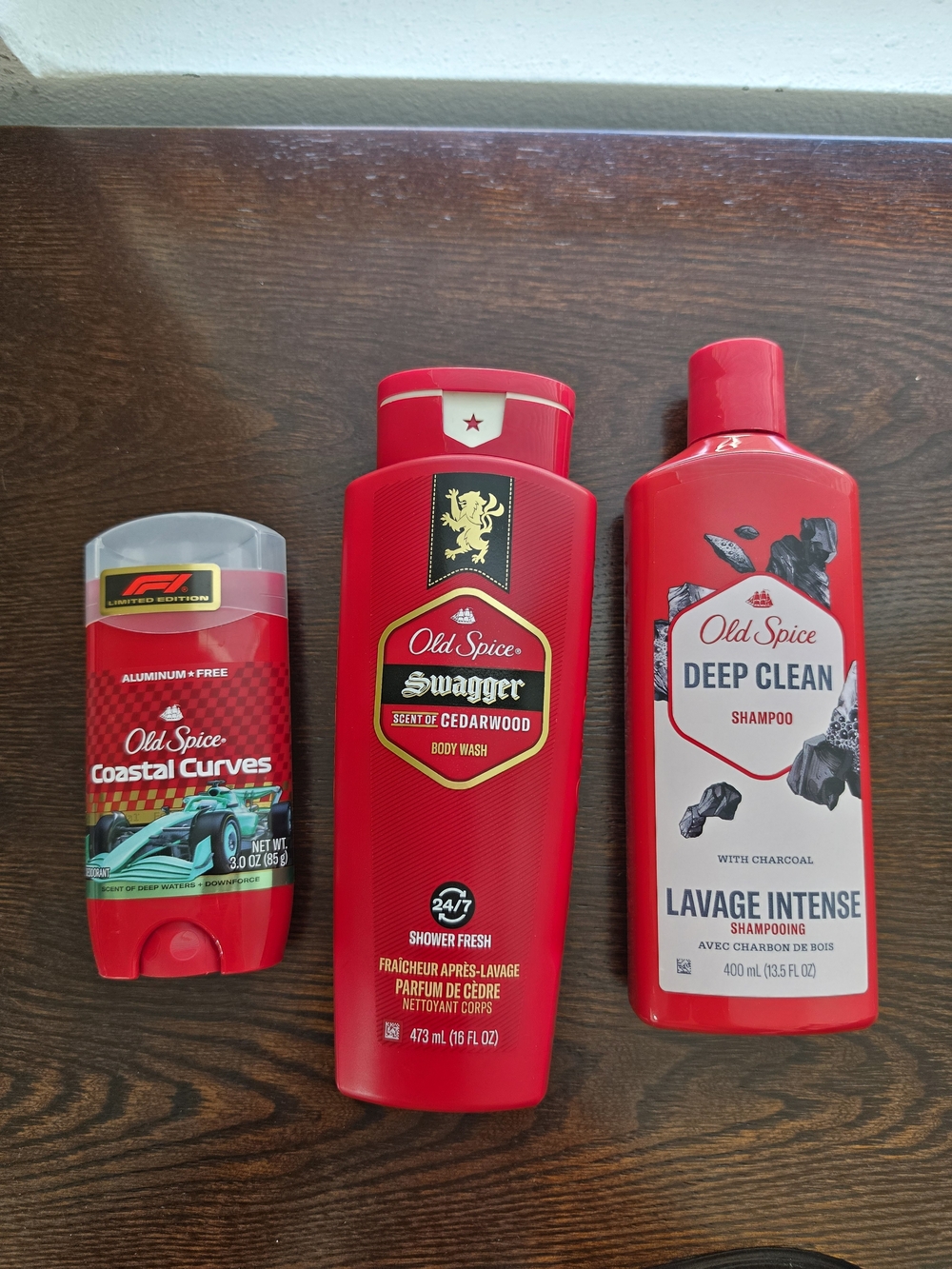 Old Spice Men’s Moisturizing Body & Hair Care Set — Red
